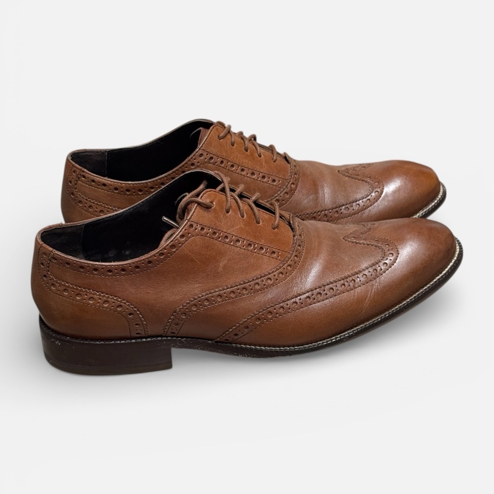 Classic Cole Haan Leather Brogues in 10 W - Picture 6 of 6